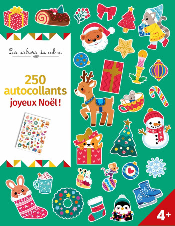 250 autocollants Joyeux Noël ! - Léa Fabre - DEUX COQS D OR