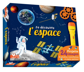 Je découvre l'espace - coffret avec lampe - Anne Thomas-Belli - DEUX COQS D OR