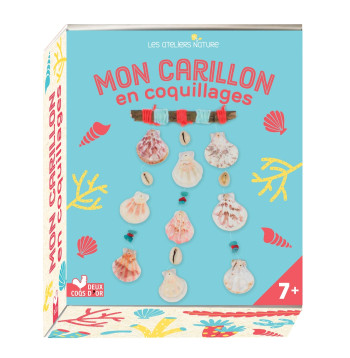 Mon carillon en coquillages - mini coffret avec accessoires -   - DEUX COQS D OR