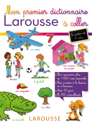 Mon premier dictionnaire Larousse à coller -   - LAROUSSE