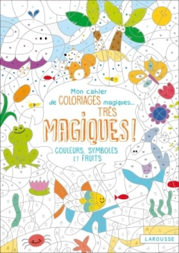 Mon cahier de coloriages magiques très magiques - Couleurs, symboles et fruits - Isabelle Nicolle - LAROUSSE