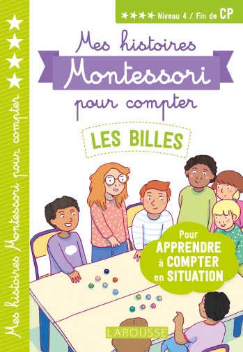 Mes premières histoires Montessori à compter Les billes - Delphine Urvoy - LAROUSSE