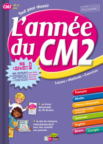 L'ANNEE DU CM2 + 1 EXTRAIT DE BD - TOUT POUR REUSSIR - Alain Charles - BORDAS