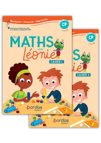 Les Maths avec Léonie CP 2019 Cahiers de l'élève 1 et 2 sous film - Ho Kheong Fong - BORDAS