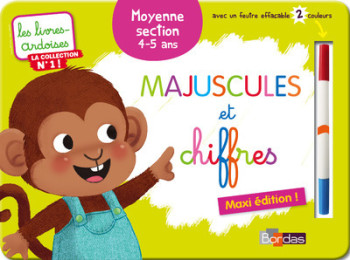 Les livres-ardoises Majuscules et Chiffres - Moyenne Section - Virginie Chiodo - BORDAS