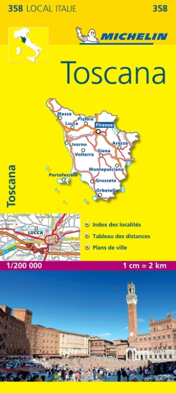 Carte Départementale Toscana - XXX - MICHELIN