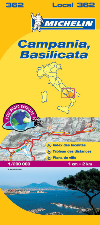 Carte Départementale Campania, Basilicata - XXX - MICHELIN