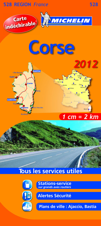 CARTE ROUTIERE 528 CORSE HR 2012 - XXX - MICHELIN