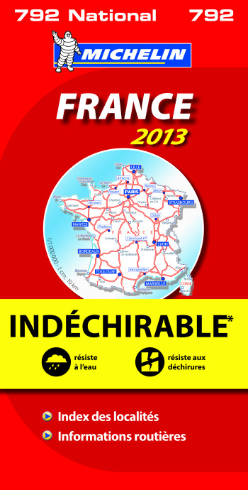 CN 792 FRANCE INDECHIRABLE 2013 - XXX - MICHELIN