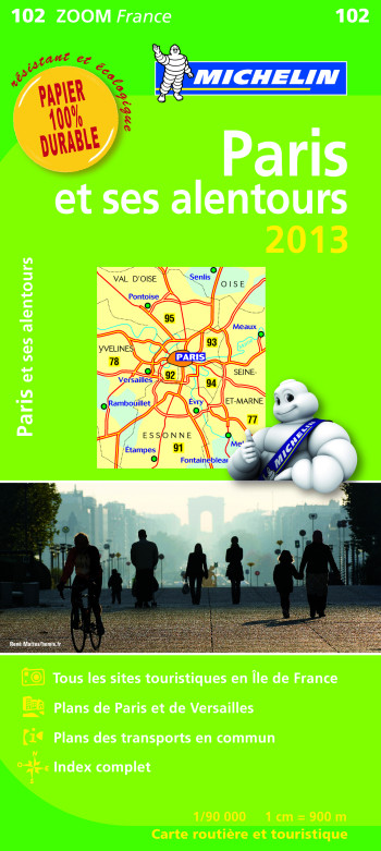 CZ 102 PARIS ET SES ALENTOURS - XXX - MICHELIN