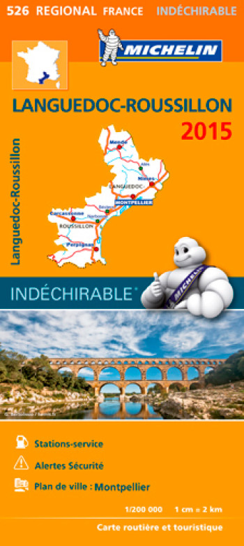 CARTE REGIONALE LANGUEDOC-ROUSSILLON 2015 - XXX - MICHELIN