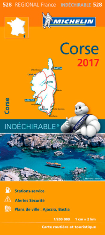 CARTE REGIONALE 528 CORSE 2017 - XXX - MICHELIN