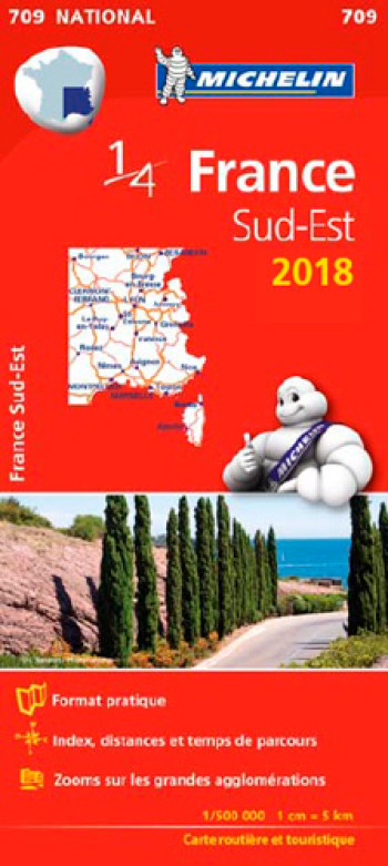 Carte Nationale France Sud-Est 2018 - XXX - MICHELIN