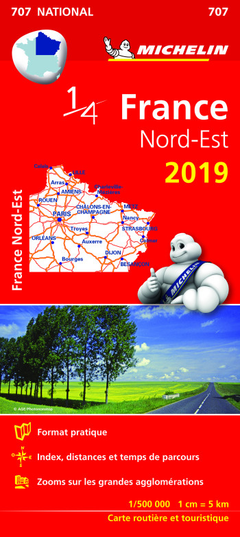 Carte Nationale France Nord-Est 2019 - XXX - MICHELIN