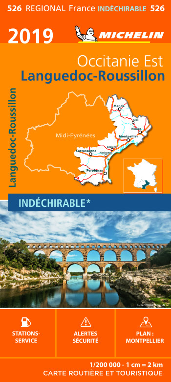 Carte Régionale Languedoc-Roussillon 2019 - XXX - MICHELIN