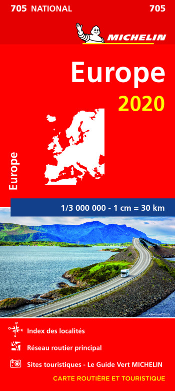 Carte Nationale Europe 2020 - XXX - MICHELIN