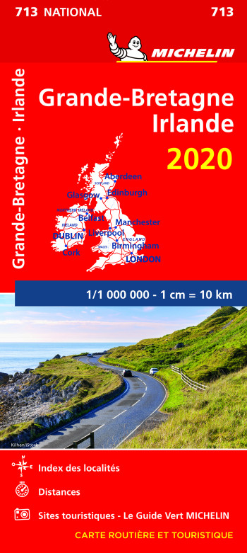 Carte Nationale Grande-Bretagne, Irlande 2020 - XXX - MICHELIN