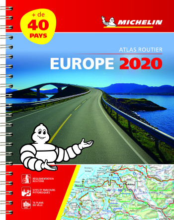 Atlas Europe 2020 - Atlas Routier et Touristique (A4-Spirale) - XXX - MICHELIN