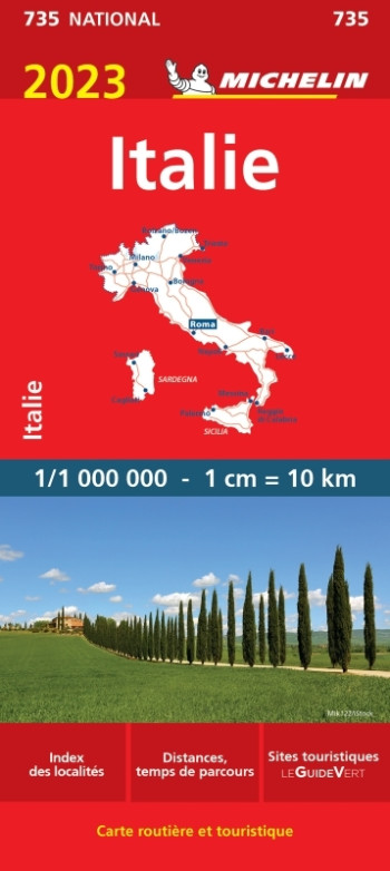 Carte Nationale Italie 2023 - XXX - MICHELIN