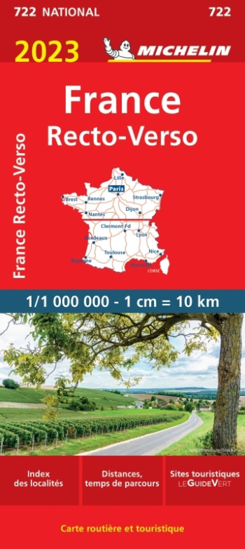 Carte Nationale France Recto-Verso 2023 - XXX - MICHELIN