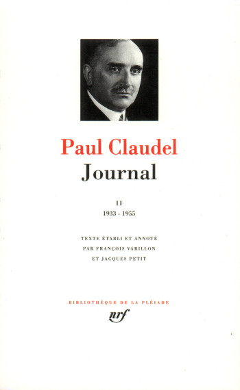 Journal - Paul Claudel - GALLIMARD