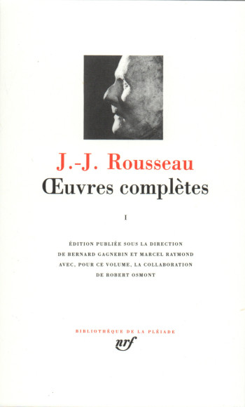 Œuvres complètes - Jean-Jacques Rousseau - GALLIMARD