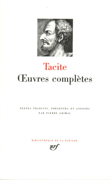 Œuvres complètes -  TACITE - GALLIMARD