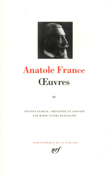 Œuvres - Anatole France - GALLIMARD