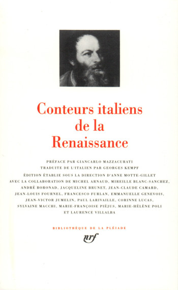 Conteurs italiens de la Renaissance -  Collectifs - GALLIMARD