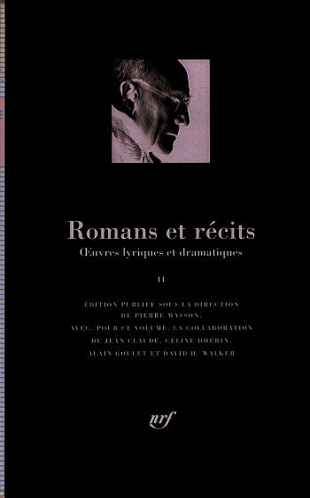 Romans et récits - André GIDE - GALLIMARD