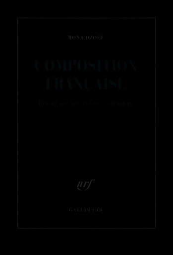 Composition française - Mona Ozouf - GALLIMARD