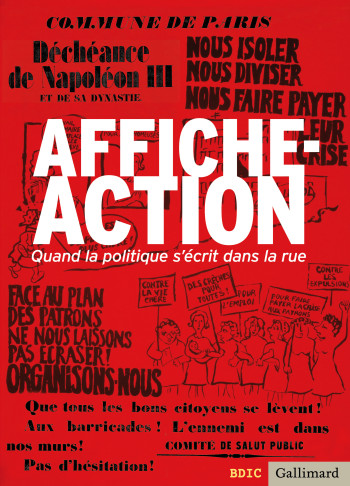 Affiche-Action -  Collectifs - GALLIMARD