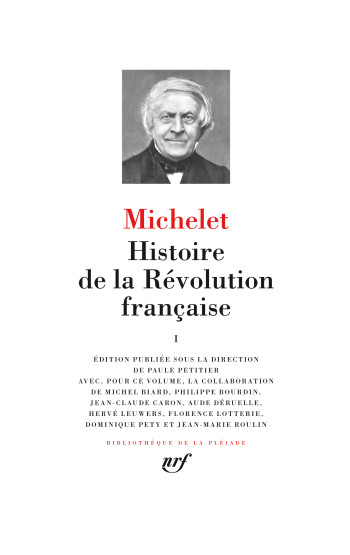 Histoire de la Révolution française - Jules MICHELET - GALLIMARD