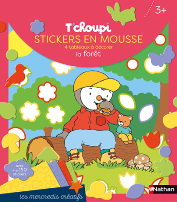 T'choupi stickers en mousse la forêt - Thierry Courtin - NATHAN