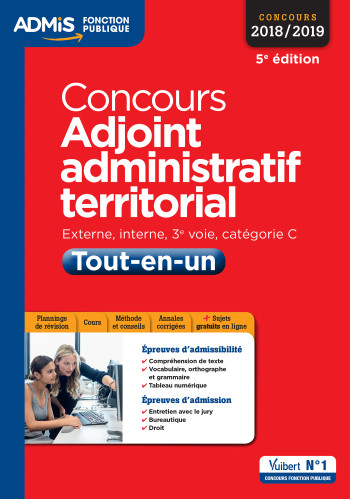 Concours Adjoint administratif territorial - Catégorie C - Tout-en-un - Olivier Bellégo - VUIBERT