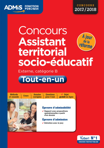 Concours Assistant territorial socio-éducatif - Catégorie B - Tout-en-un - Fabienne Geninasca - VUIBERT