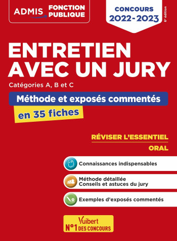 Entretien avec un jury - Concours de catégories A, B et C - Méthodes et exercices - Olivier Bellégo - VUIBERT