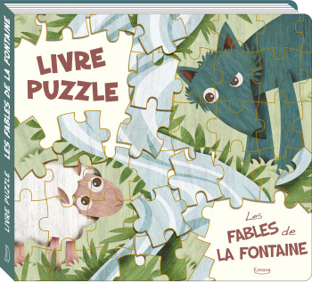 LES FABLES DE LA FONTAINE (COLL. LIVRE PUZZLE) - Jean de La Fontaine - KIMANE