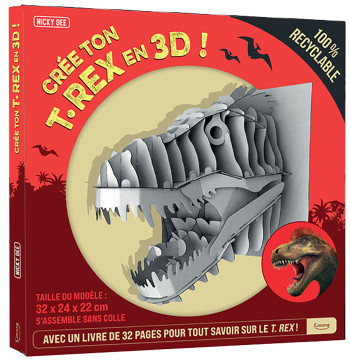 CRÉE TON T-REX EN 3D ! - Nicky Dee - KIMANE