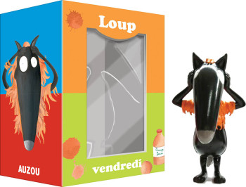 FIGURINE LOUP SEUL - VENDREDI -  LALLEMAND/THUIL - AUZOU