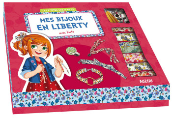 MA BOÎTE À BIJOUX - MES BIJOUX EN LIBERTY AVEC KATE L'ANGLAISE - Mathilde Paris - AUZOU