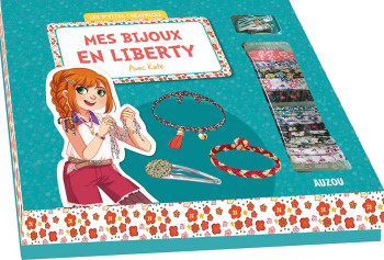 MES BIJOUX EN LIBERTY AVEC KATE (COLL. MA BOÎTE À BIJOUX) - Mathilde Paris - AUZOU