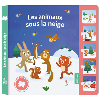 MES PREMIERS PUZZLES - LES ANIMAUX SOUS LA NEIGE (COLL. MES PREMIERS PUZZLES) - Elsa Faure-Pompey - AUZOU