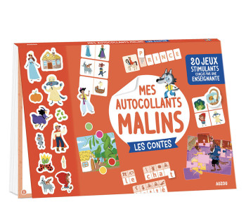 MES AUTOCOLLANTS MALINS - LES CONTES - Laurene Paumier - AUZOU