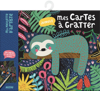 MA POCHETTE D'ARTISTE - MES CARTES À GRATTER - JUNGLE - Melissa ARMSTRONG - AUZOU