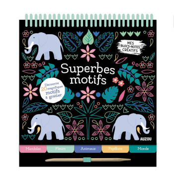 MES BLOCS-NOTES CRÉATIFS - SUPERBES MOTIFS - Jane RYDER-GRAY - AUZOU