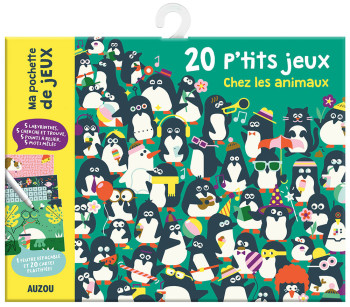 MA POCHETTE DE JEUX - 20 P'TITS JEUX CHEZ LES ANIMAUX -  Loulou & Tummie - AUZOU