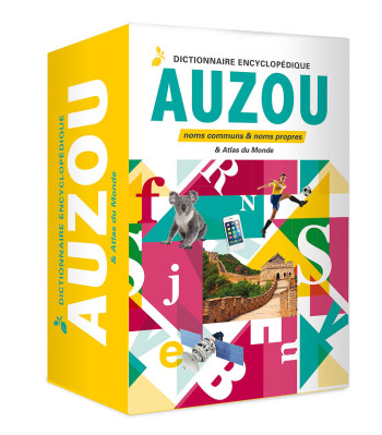 COFFRET DICTIONNAIRE ENCYCLOPÉDIQUE AUZOU ET ATLAS DU MONDE   ED. 2020 - Patrick David - AUZOU