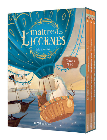 COFFRET TRILOGIE LE MAÎTRE DES LICORNES - TOMES 4 À 6 - Éric Sanvoisin - AUZOU