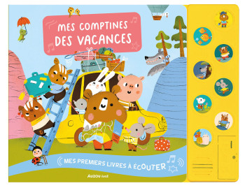 MES PREMIERS LIVRES À ÉCOUTER - MES COMPTINES DES VACANCES - Maria Neradova - AUZOU